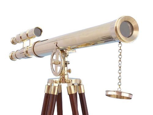 NauticalMart Floor Standing Brass Griffith Astro Telescope 64" Floor Standing Te