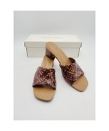 Naturalizer Multi-Colored Brazilian Leather Slip-On Sandals Women&#39;s Size... - $41.60 CAD