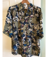 New Old Stock TAgs GOOUCH Rayon All-Over Print Abstract Camp Lounge Shir... - $1,298.35 MXN