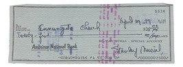 Stan Musial St. Louis Cardinals Signed  Bank Check #5530 BAS - £93.03 GBP