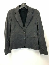 Theory Women&#39;s Size 4 Black and White Pinstriped 2 Button Blazer Jacket, EUC - £21.90 GBP