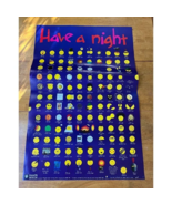 Retro Have a Night Poster College Collection Wall Art Smiley Faces Memes... - $33.39 CAD