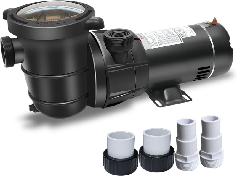 4920GPH above Ground Pool Pump with On/Off Switch and Reversible Dischar... - $292.09