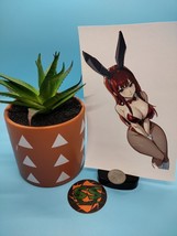 Bunny Suit Girl #2 - Custom Anime Girl - Waterproof Vinyl Sticker Decal - £2.39 GBP+