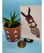 Bunny Suit Girl #2 - Custom Anime Girl - Waterproof Vinyl Sticker Decal - £2.35 GBP+