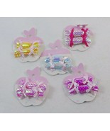 10 Pairs Girls&#39; Hair Barrettes ~ 2 Each X 5 Hard Candy Pastel Color Asso... - £7.79 GBP