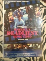 Vintage America&#39;s Deadliest Home Video Poster Danny Bonaduce - £36.38 GBP