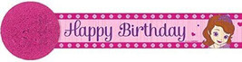 Sofia the First Disney Princess Kids Birthday Party Decoration Crepe Streamer - £7.84 GBP
