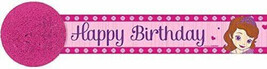 Sofia the First Disney Princess Kids Birthday Party Decoration Crepe Str... - $9.78