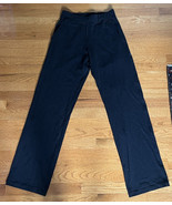 Lululemon Men’s Pant black hidden Drawstring Waist Pockets Large blue st... - £38.92 GBP