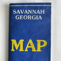 1986 Savannah Georgia Map Great Southern Federal Savings Bank Ad Champio... - $29.95