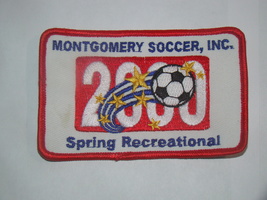 MONTGOMERY SOCCER, INC. Spring Recreational 2000 - Soccer Patch - $6.75