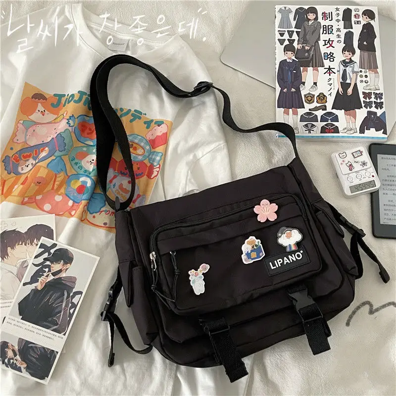 Messenger Bag Japanese Handbags School Korean Single Shoulder Girl Stude... - $25.58