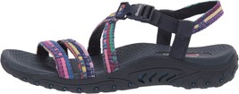 Skechers Women&#39;s Reggae-Sew Me-Boho Woven Strappy Slingback Sandal - £55.14 GBP