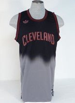 Adidas Black &amp; Gray Cleveland Cavaliers Basketball Jersey Men&#39;s Large Tall NWT - £47.81 GBP