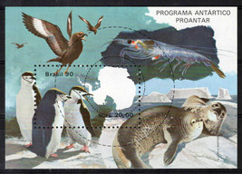 Brazil 2235 MNH Penguins Birds Antarctic Seals Zayix Stamps 0325M0204M - $3.38