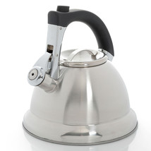 Mr Coffee Collinsbrook 2.4 Quart Stainless Steel Whistling Tea Kettle - £48.93 GBP