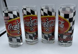 Drinking Glasses Coca Cola  Nascar Racing Logo #1886hy05 1997 No Cookies - £13.18 GBP