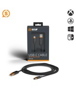 SCUF Braided USB-C Cable - Black 6 feet / 2 Meters USB Type C Connection... - $32.66