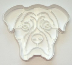 Boxer Dog Face Detailed Intelligent Devoted Breed Cookie Cutter USA PR3843 - £2.98 GBP