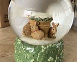 Hallmark Marjolein Bastin Winter Rabbits Christmas Tea Light Candle Wate... - $25.23