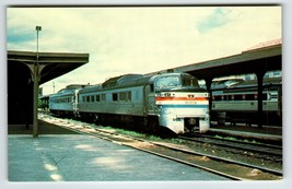 Railroad Postcard Train Railway Locomotive 27 Amtrak Budd Cars Springfield Mass - £5.85 GBP