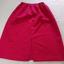 Elastic Waist Women&#39;s Red Skirt Measured Waist 24 - €5,33 EUR