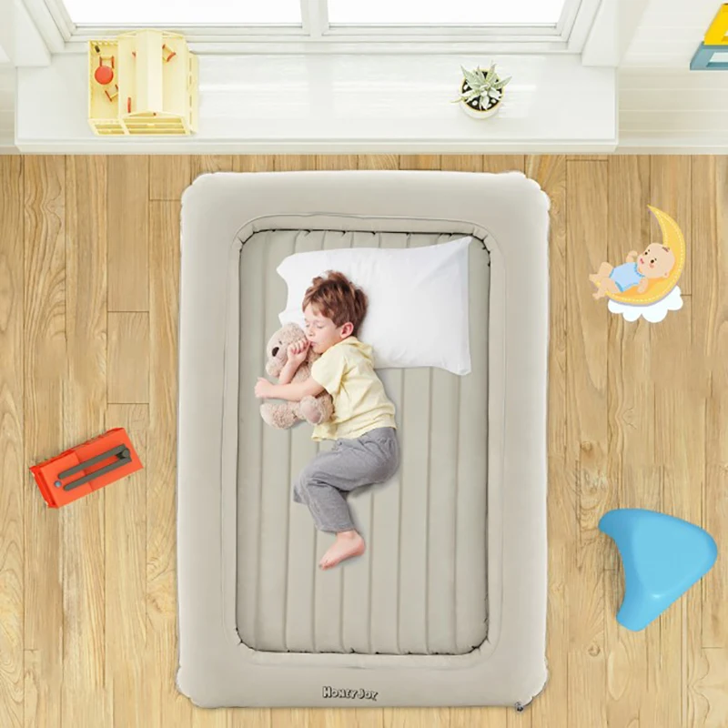 2-in-1 Multi-Purpose Inflatable Toddler Travel Mattress Bed Air Mattress Set - £91.29 GBP