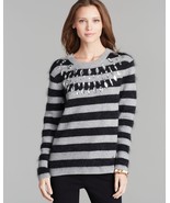 NWT! Juicy Couture Wellington Stripe Sweater With Stones $198, L - $69.38 CAD