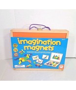 MindWare Imagination Magnets Wooden Pattern Blocks Shapes Set Imaginativ... - $37.36