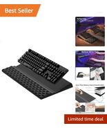 Luxury Memory Foam Keyboard Stand with Wrist Rest - Perfect for Home & Office