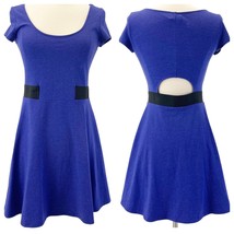 American Eagle Skater Dress Womens Size Small Colorblock Stretch Retro Mini  - £17.39 GBP