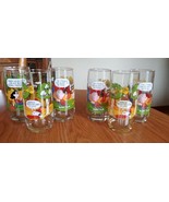 Lot of 6 Peanuts Glasses Tumblers Camp Snoopy Charlie Brown Lucy Schroeder  - £39.87 GBP