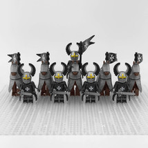 10pcs Crusades Mounted Knights Hospitaller Armored Warhorse Minifigures Set - £20.77 GBP