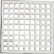 Newport 233-601/15 Brass 6&quot; Square Shower Drain Grid - Polished Nickel - £194.22 GBP
