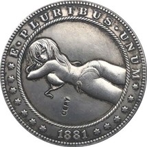 Hobo Nickel 1881-CC Usa Morgan Dollar Coin Copy - £7.18 GBP