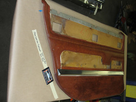 Oem 66 Cadillac Fleetwood Brougham Left Rear Door Panel &amp; Trim Molding - £138.48 GBP