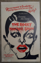 The Rocky Horror Show Broadway Original Belasco Poster Window Card Tim Curry - £143.54 GBP