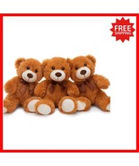 3-Pack 14&#39;&#39; Dark Brown Teddy Bears - Perfect for Baby Showers &amp; Gifts - $49.57 CAD