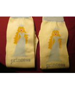 Connections princess socks, 2 pair, fits up to women&#39;s size 11 shoe - £8.55 GBP