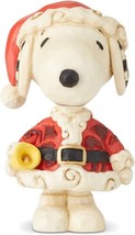 Jim Shore Holiday Snoopy Santa Miniature Figurine, 2.25 Inch, Multicolor... - $35.00