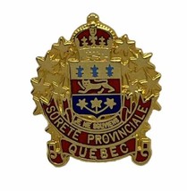 Sorete Provinciale Quebec Canada Police Dept Law Enforcement Lapel Hat Pin - $14.95