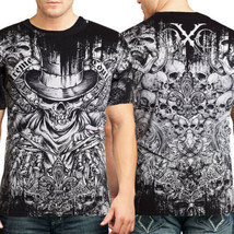 Xtreme Couture Offering Screaming Skulls Ufc Mma Mens T-Shirt Black Small Rare - £18.74 GBP