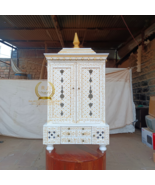 The temple is made of teak wood and white in color. It has 2 drawers, 1 ... - $516.77+