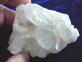 (R222) Clear white Quartz crystal points Hot Springs Arkansas diamond specimen - £30.27 GBP