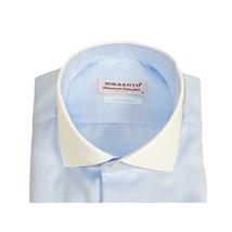 Mens 100% Italian Cotton Shirt High Quality Non Iron SORRENTO Turkey 4442 Blue image 8