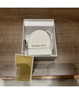 New Michael Kors Backpack Rhea Bag Charm/Key Ring/Key Chain White Leather - £53.66 GBP