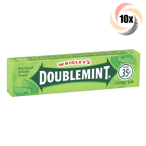 10x Packs Wrigley&#39;s Doublemint Flavor Chewing Gum ( 5 Sticks Per Pack ) - £6.26 GBP