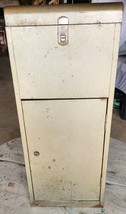 Vintag MCM Eagle Lock Company Metal File Cabinet Flip Top Side Door Peti... - $1,491.01 MXN