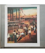 Riverboat Circus on the Ohio J.F. Policky Signed Numbered Print - £35.94 GBP